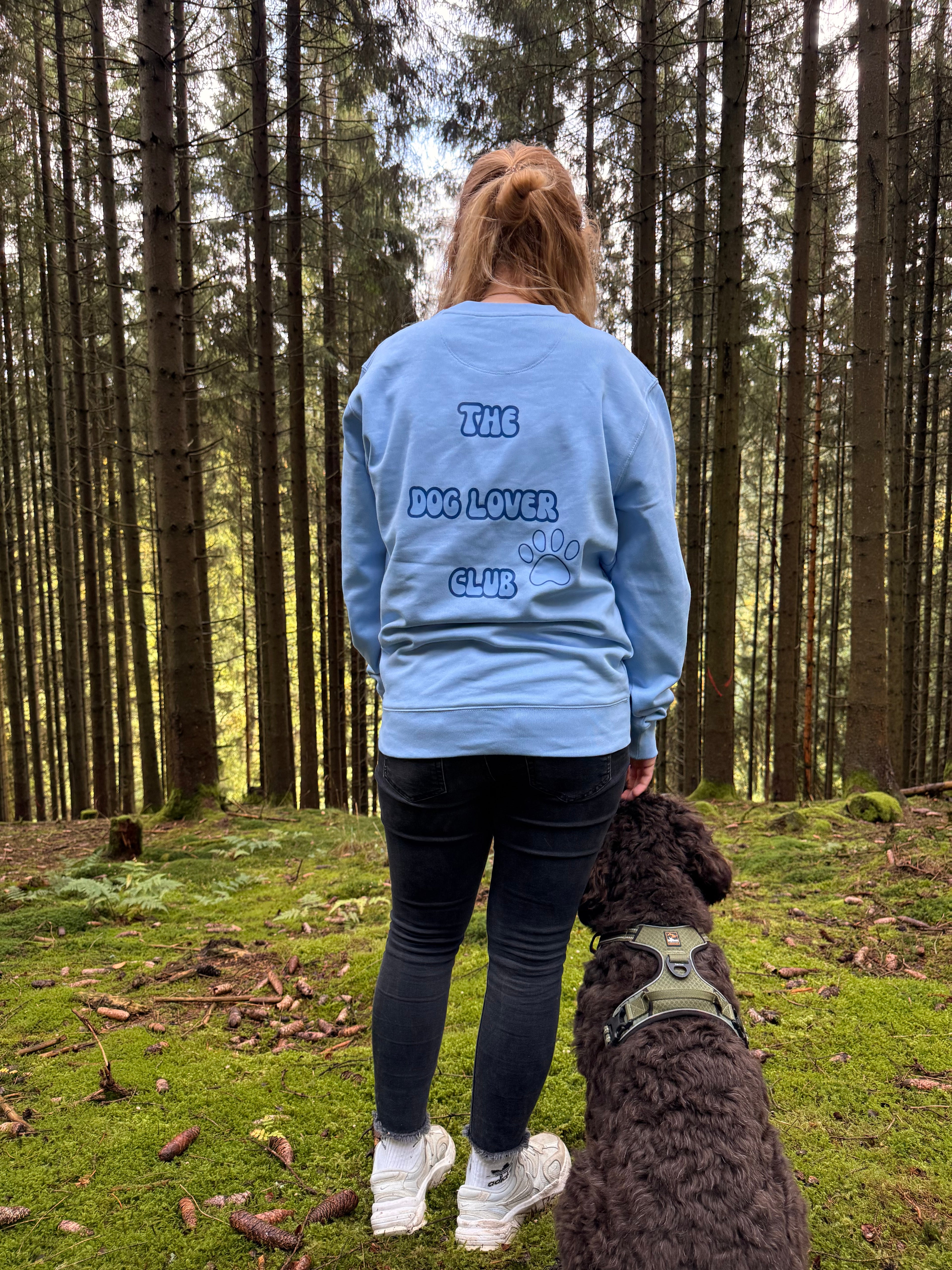 THE DOG LOVER CLUB -Sweatshirt Sky Blue Edition