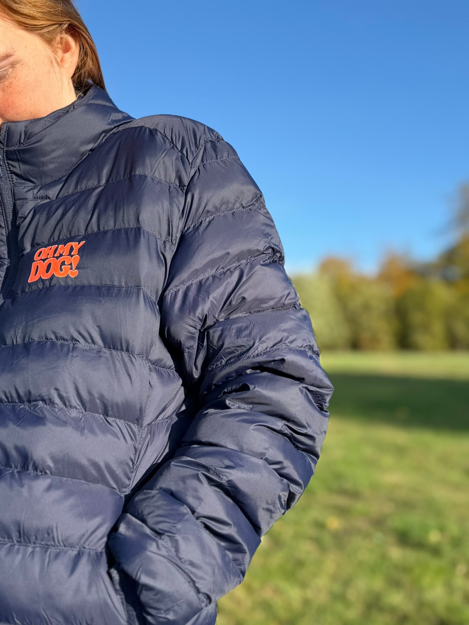 Walking my Dog - Daunenjacke Navy