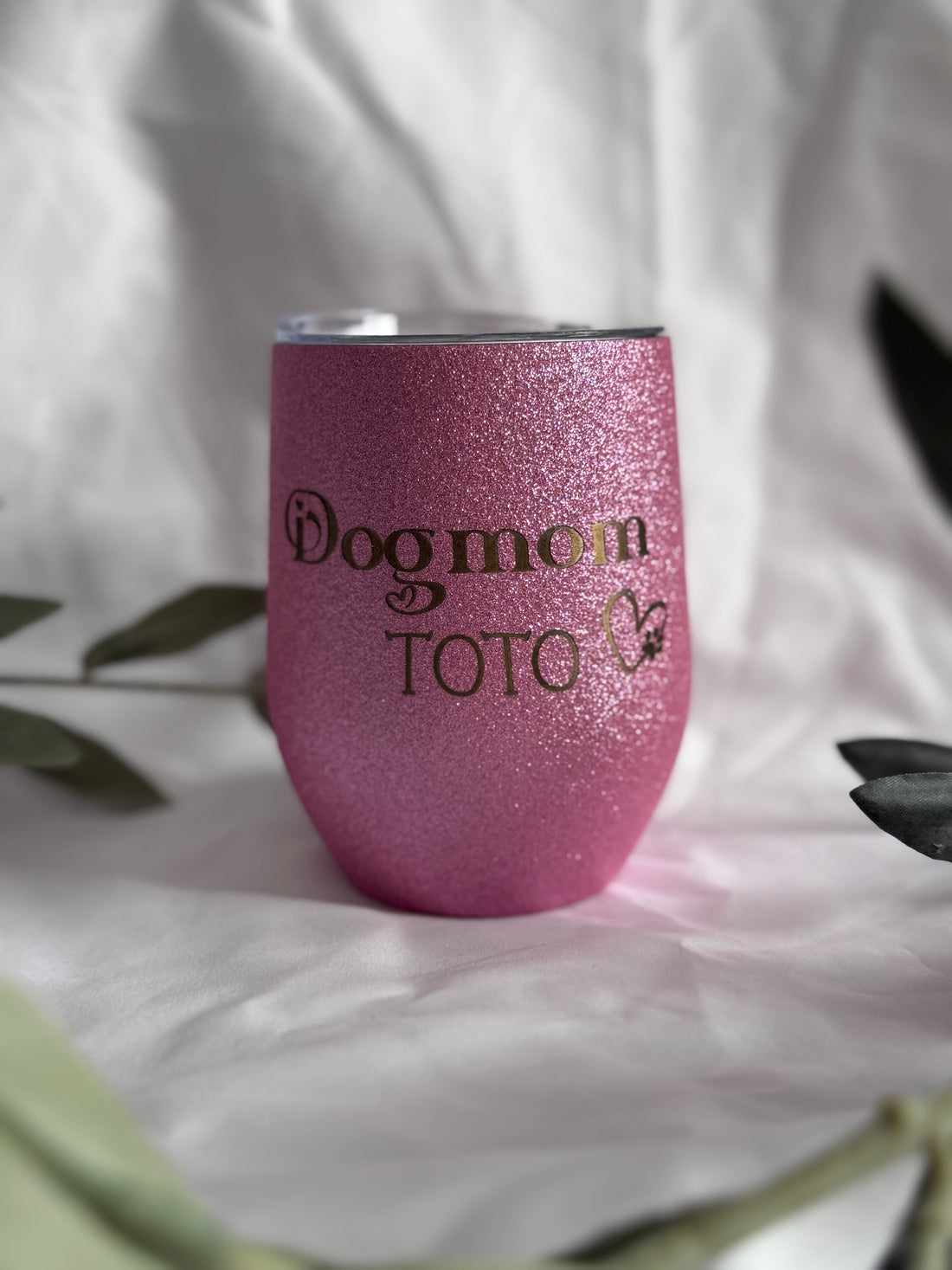Personalisierter Thermobecher pink