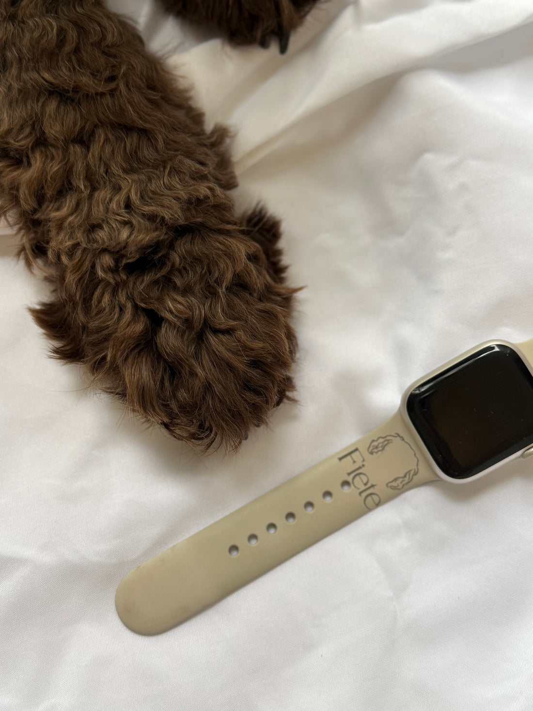 Personalisiertes Silikon-Armband – kompatibel mit Apple Watch