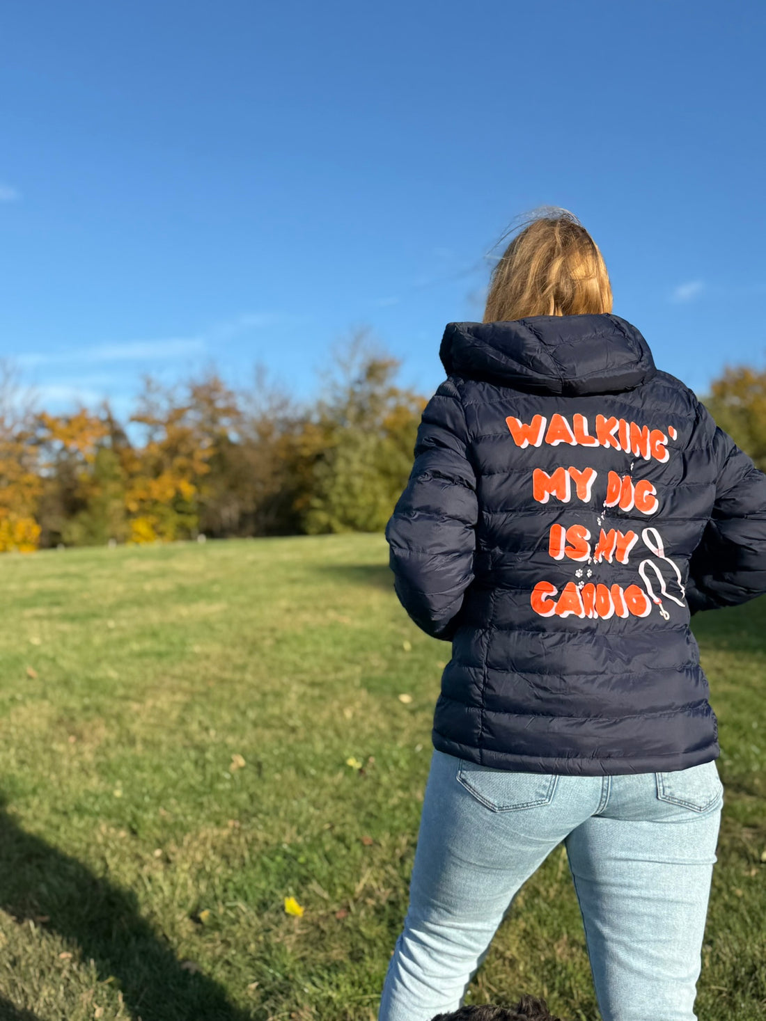Walking my Dog - Daunenjacke  Navy