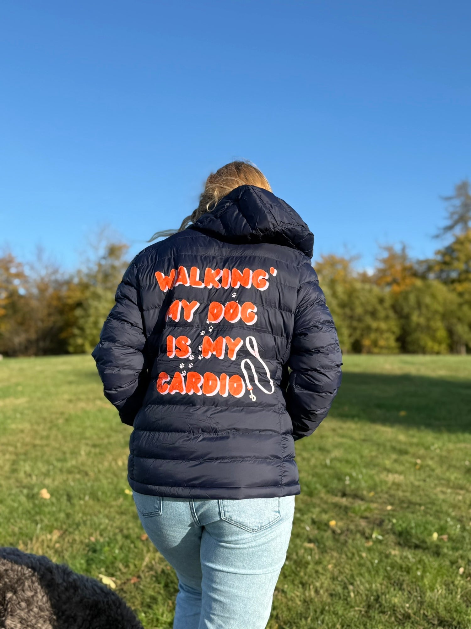 Walking my Dog - Daunenjacke  Navy